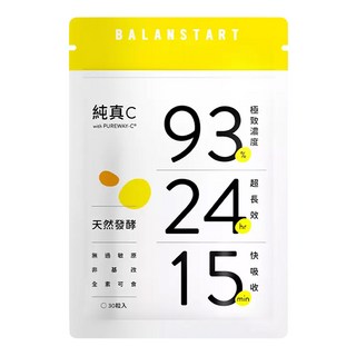 永豐 人可和 純真C膠囊 天然維他命C, 30顆, 18g, 1包