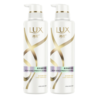 LUX 麗仕 柔亮強韌洗髮乳 含4D玻尿酸 針對分叉無光澤髮質, 750g, 2瓶