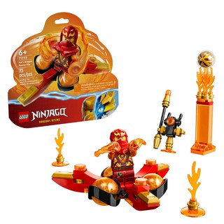 LEGO 71777 旋風忍者 赤地的龍威旋風忍術陀螺, 1盒