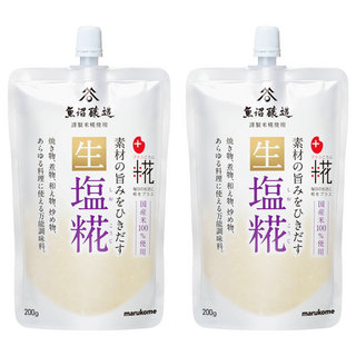 marukome 丸米 生鹽糀, 日本原裝進口, 家庭主婦寵兒, 味道溫潤回甘, 提升食物風味, 200g, 2包