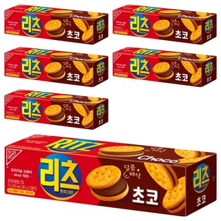 리츠 샌드위치 크래커 초코, 77g, 6개
