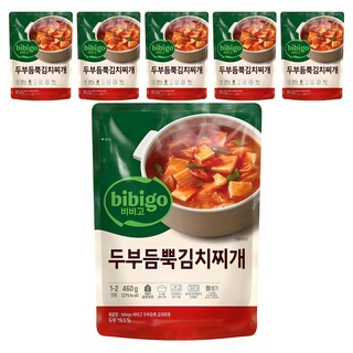 CJ bibigo 泡菜豆腐鍋調理包, 6包, 460g