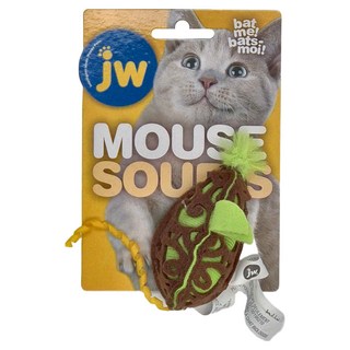 Petmate JW 貓草老鼠貓咪玩具, 顏色隨機, 1個