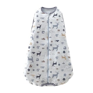 KU.KU Duckbill 酷咕鴨 超好眠成長包巾, 三階段成長型包巾/睡袋/背心, 雙頭拉鍊設計, 藍色