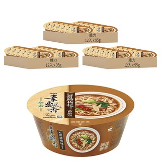 維力 素飄香 麻油當歸枸杞風味麵 重量版 95g, 36入