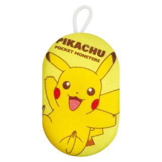 PoKeMoN 寶可夢 洗澡海綿 8 x 14 x 3.2cm 6歲以上, 皮卡丘 黃色, 1個