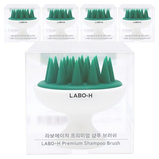 라보에이치 프리미엄 샴푸 브러쉬, 혼합색상, 5개