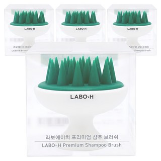 라보에이치 프리미엄 샴푸 브러쉬, 혼합색상, 4개