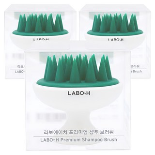 라보에이치 프리미엄 샴푸 브러쉬, 혼합색상, 3개