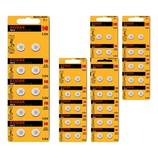 KODAK 柯達 MAX LR44 A76 AG13 鹼性鈕扣電池, 5個, 10入