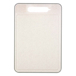 Quasi 解凍砧板 雙面可用 4合1多功能, 麥纖維 小麥色 + 灰色, 1個