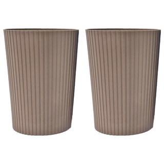 保時潔紙林 垃圾桶 2個, 咖啡色