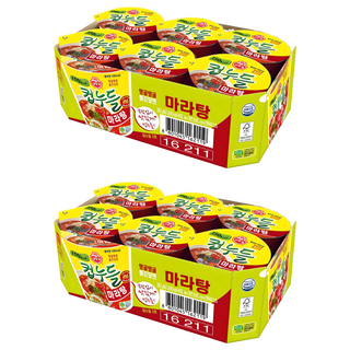 OTTOGI 不倒翁 杯裝冬粉 麻辣燙風味, 12入