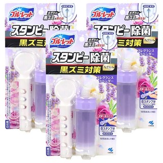 小林製藥 BLUELET馬桶潔淨花瓣凝膠 紫色薰衣草, 28g, 3個