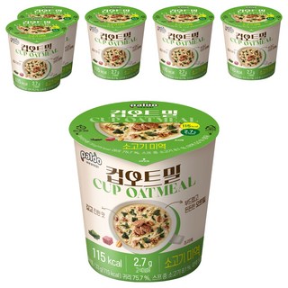팔도 컵오트밀 소고기미역, 33g, 6개
