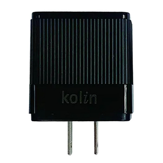 Kolin 歌林 PD+QC3.0極速充電器 70 x 48 x 28mm iphone快充系列適用 48g, 黑色, 1個