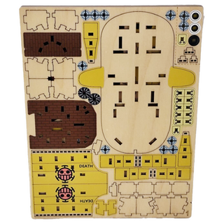 ONE PIECE 海賊王 Ki-gu-mi 3D木拼圖, 185片, 航海王 極地潛水號, 1個