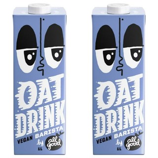 allgood 咖啡師燕麥奶, 1L, 2瓶