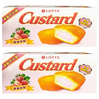 LOTTE 樂天 Custard 蛋黃派 6入, 138g, 2盒