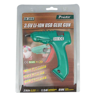 Pro'sKit 寶工 USB鋰電熱熔膠槍, 1個