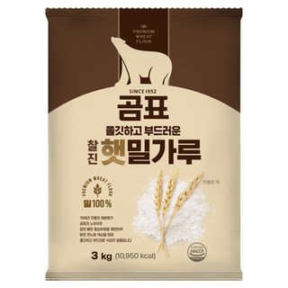 곰표 찰진햇밀가루, 3kg, 1개