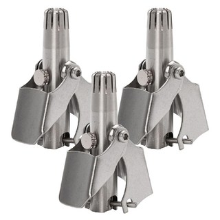 FANCY LIFE 不鏽鋼鼻毛修剪器,3個 - 安全衛生，操作簡單，輕巧方便, 原色