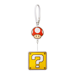 Nintendo 任天堂 超級瑪利歐 IC卡片套, 105 x 105 x 15mm, 超級蘑菇 多色