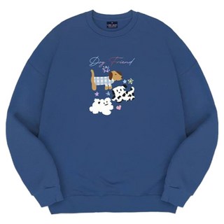 ELLENASSY Dog Friend 寬鬆版型大學T恤