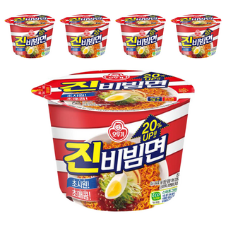 오뚜기 진비빔면 134g, 5개