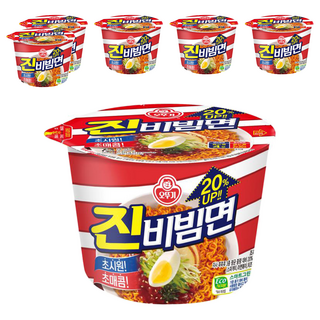 오뚜기 진비빔면 134g, 6개