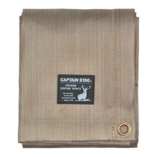 CAPTAIN STAG 鹿牌 戶外焚火台專用防火布, 350g, 1個, 棕色