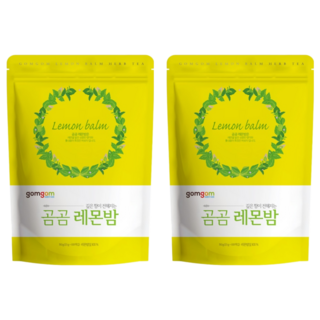 gomgom 檸檬香蜂草茶 1.5g x 100包 德國產, 2袋