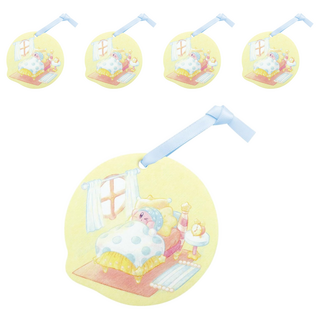 星之卡比 卡比快樂早晨系列 香氛卡 房間款式 可愛造型 清新空氣, 5片, 日出香氣