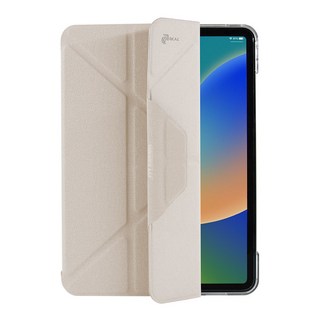 JTLEGEND Vein 相機快取透明防摔殼 含Apple pencil槽 + 磁扣, 1個, 麥色