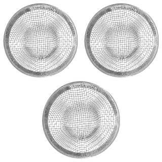 AXIS 艾克思 水槽 地板不鏽鋼排水口濾網 3個, 不鏽鋼色