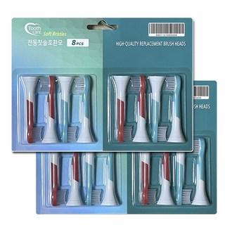 Toothcare 飛利浦嬰兒 3-7 歲兼容耳機 4p 套組適用於電動牙刷, 2組