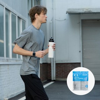 BASIC HOUSE 男女通用 Cool Breeze 空氣速乾 標準版型 圓領短袖T恤 LATS0117 2件組, 深灰色