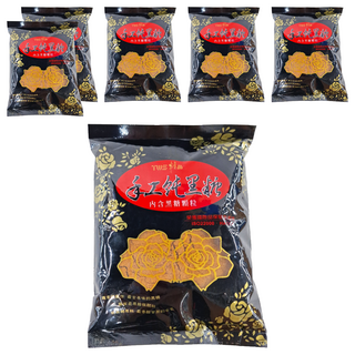 TWS 維生 手工純黑糖 內含黑糖顆粒, 300g, 6包