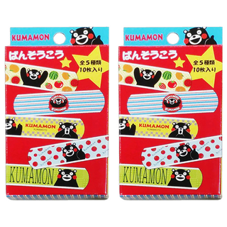 京立奇 救急絆創膏 未滅菌 紅流行, 10個, 2盒