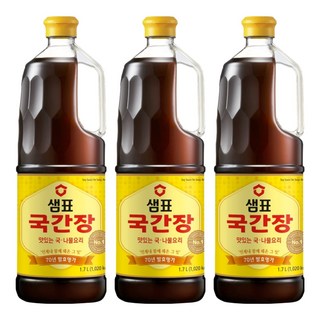 샘표 국간장, 1.7L, 3개