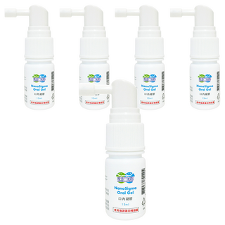 nano 翰強 速口舒 口內凝膠-噴瓶型, 15ml, 5瓶