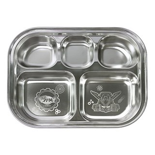 LE BARN 衝鋒戰士15層疊不鏽鋼餐盤 5格, 混合顏色, 1個, 單品