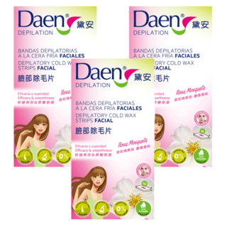 Daen 黛安 玫瑰果油臉部除毛片, 3盒