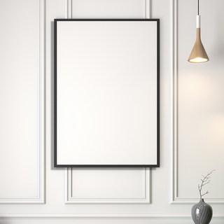 LEAD OFF 鋁製壁畫海報框框架, 黑色, 1個