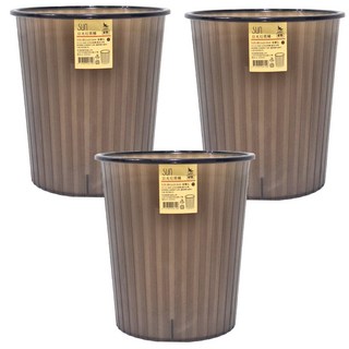 UDA 有達 圓日光垃圾桶 堆疊設計 節省空間 多用途設計 日系風格 簡約設計, 霧黑色