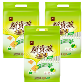 77 新貴派 大格酥量販包 檸檬原汁入餡 清爽酥脆, 324g, 3袋