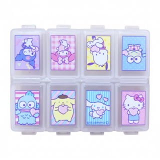 Sanrio 三麗鷗 小物收納盒(8格), 透明色, 1入