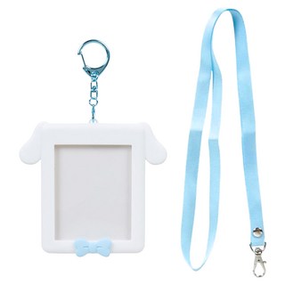 Sanrio 三麗鷗 大耳狗 矽膠造型 拍立得小卡套鎖圈 附頸繩 耳朵款