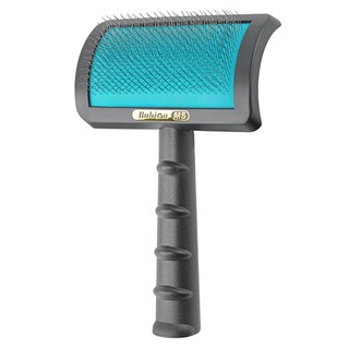 바비온 반려동물 커브 슬리커 브러쉬 MS, 블랙, 1개