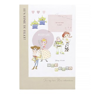 sun-star 玩具總動員返校日信封信紙組, 棕色, 1組